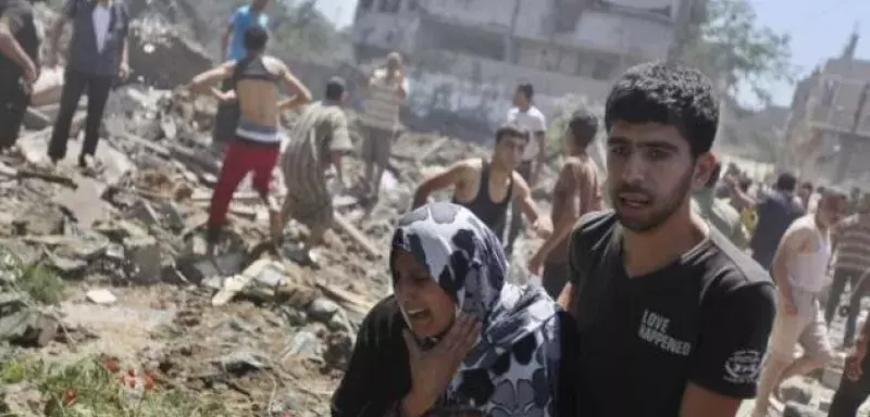  Plus de 2200 morts, dont une grande majorité de civils et de nombreux enfants... un crime à grande échelle... (DR)