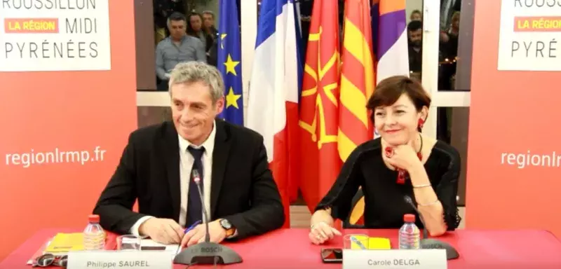 Après les régionales en LRMP, Carole Delga et Philippe Saurel se sont mis au travail ensemble. (Capture d'écran/Fenêtre sur Cour.34) 
