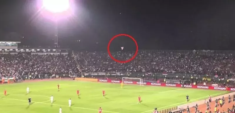 le match a été interrompu à la 41e minute... (DR)