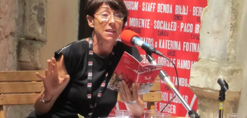  Marie-José Justamond, lors du Festival des Suds 2011. (© Nadia Bendjilali)