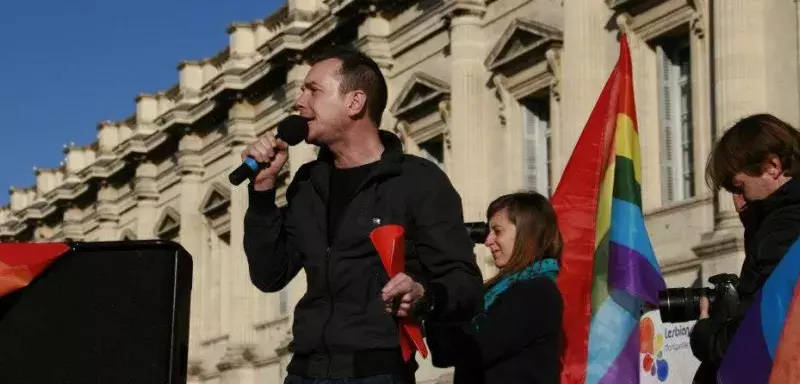 Montpelliérain, Vincent Autain s'est mobilisé depuis des années contre l'homophobie. Il sera sans doute l'un des premiers homosexuels à dire ''oui'' dans un hôtel de Ville. (© Mam'zailes F) 