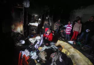 «  Vivre ou mourir, quelle est la dif­fé­rence lorsqu’on est enfermés dans la bande de Gaza  ?   (Xinhua)