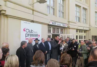 Après le discours d'introduction de Sébastien Hoebrechts, vice-président du Club de la Presse, représentants de la police nationale et municipale ont aussi délivré un message de cohésion nationale et de paix, en communion républicaine avec les différents représentants de culte et au beau nom du vivre ensemble.  (© N.E)