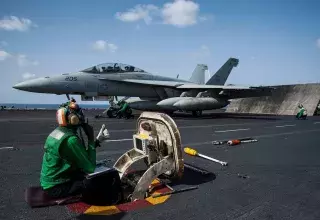 des frappes annoncées sous le signe de l’urgence pour stopper l’avancée des troupes de l’Etat islamique... (DR)