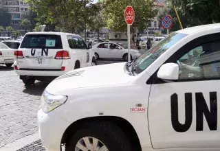 Les inspecteurs de l'ONU sont présents en Syrie pour enquêter sur l'utilisation d'armes chimiques. (Xinhua)