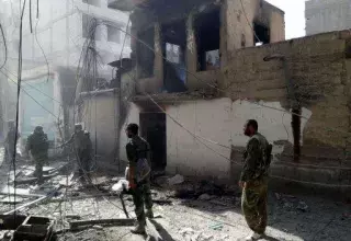 Les combats font rage pour le contrôle des villes... (DR)