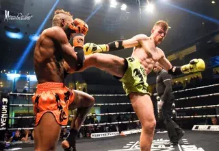 En tête d'affiche de la Elite War Night, le montpelliérain Jimmy Vienot, numéro 1 de sa catégorie de boxe thaïlandaise en France !